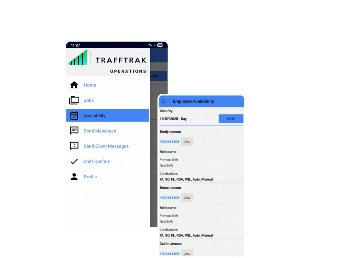 Trafftrak App - Operations Trafftrak