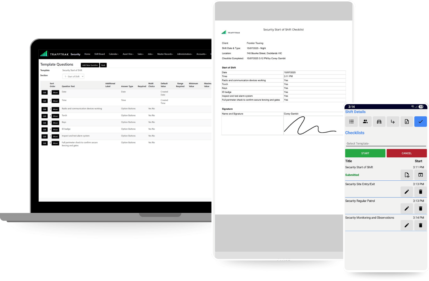 Trafftrak App and Web Trafftrak